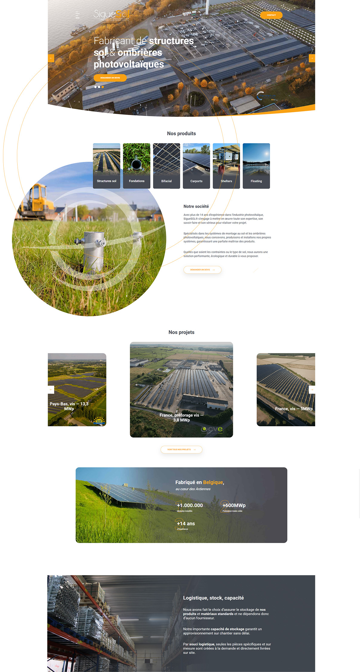 Siguesol - nouveau site web